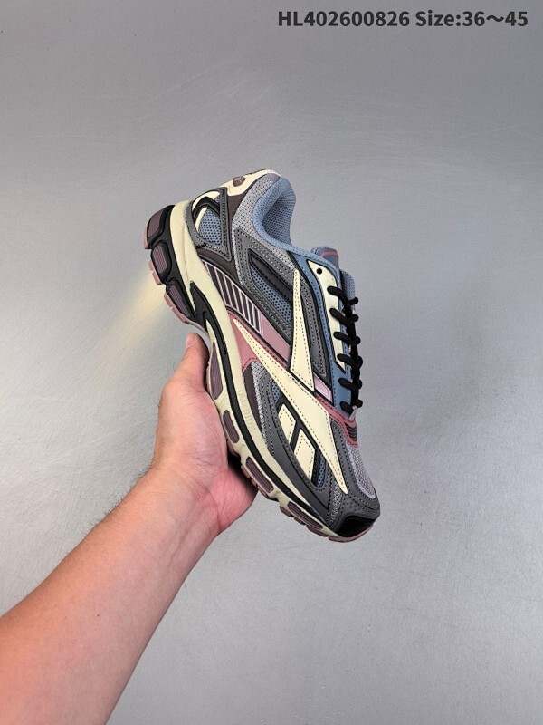 锐步Reebok Premier Road Ultra 舒适百搭 低帮 休闲跑步鞋 男女同款 棕灰色