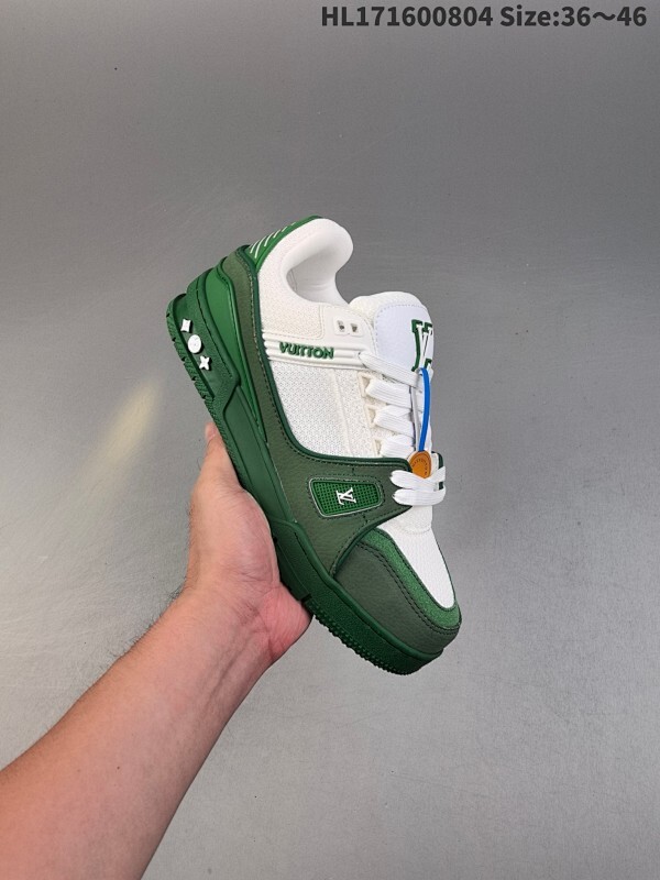 真标✅Louis Vuitton Trainer Sneaker Low 全新 LV 路易威登 休闲运动文化百搭板鞋