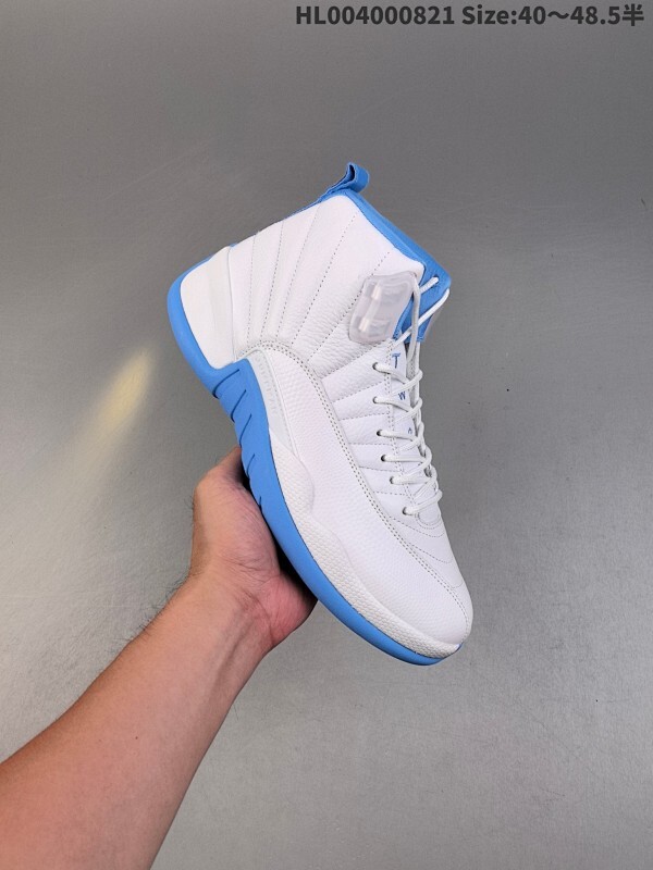 纯原版本 真碳 Air Jordan 12 Retro "Melo" 高帮 复刻白蓝银 AJ12 乔丹12代 aj12 乔12 高邦 复刻白蓝银