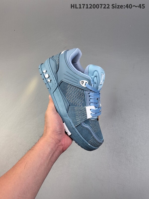 真标✅Louis Vuitton Trainer Sneaker Low 全新 LV 路易威登 休闲运动文化百搭板鞋！