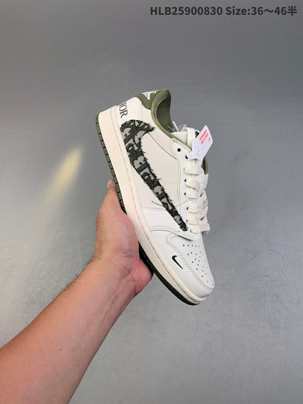 集合 真标✅Nike Air Jordan 1 x Travis Scott AJ1倒勾 乔一倒钩 耐克 低帮文化篮球鞋