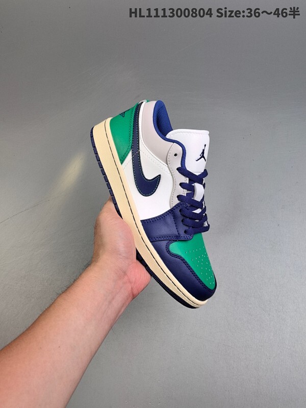 集合 头层带半码 Air Jordan 1 Low 85 "Fall League" 低帮 黑白绿 AJ1 乔丹1代 aj1 乔1 低邦 黑白绿