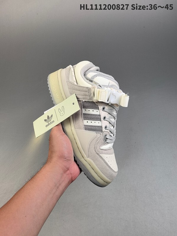 真标✅Bad Bunny x Adidas Forum 坏痞兔联名 阿迪达斯 低帮百搭潮流休闲运动板鞋！