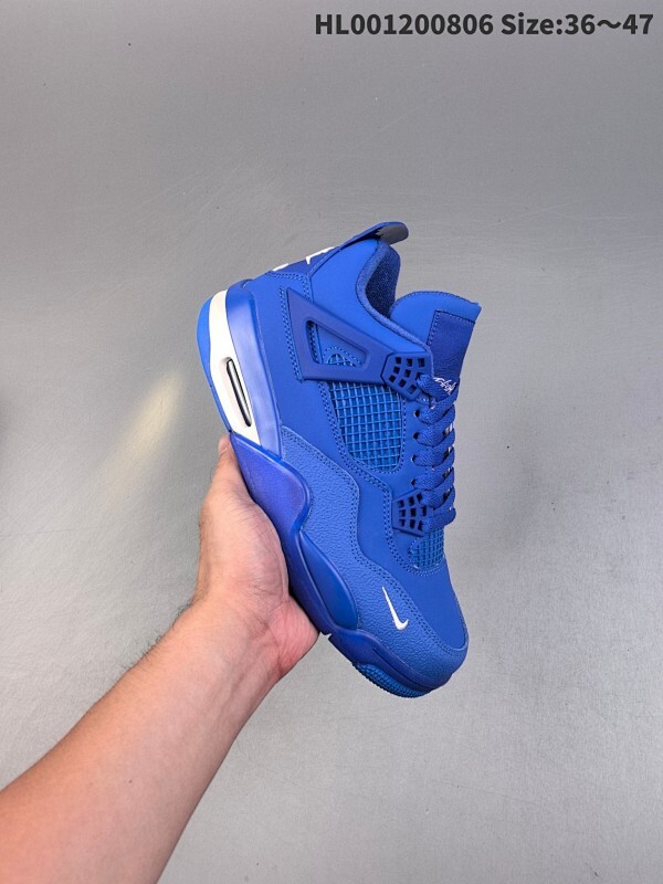 超a 二层 Nigel Sylvester x Air Jordan 4 OG "Brick By Brick" BIKE 蓝砖 AJ4 乔丹4代 aj4 乔4 纽约蓝砖