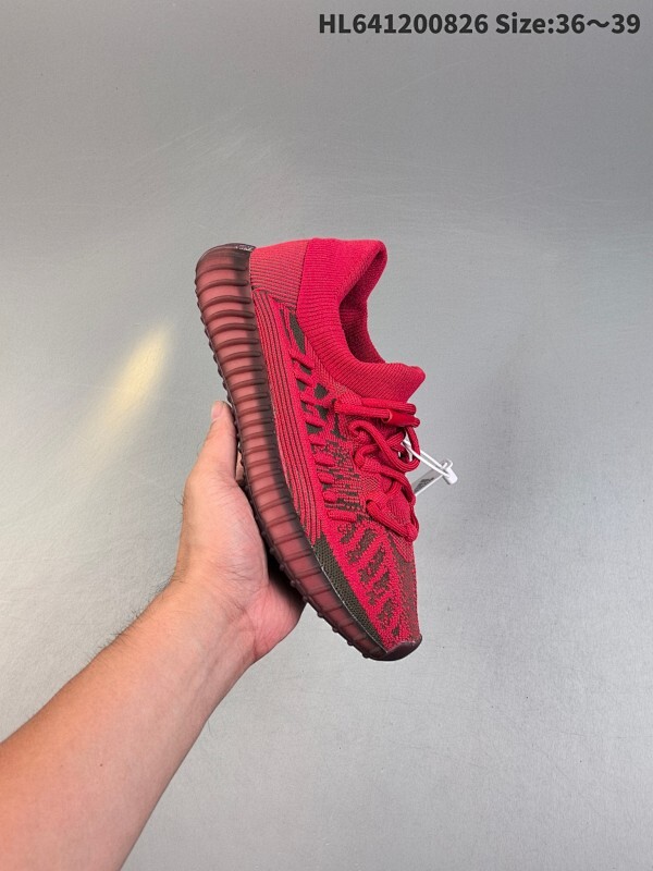 Yeezy Boost 350 V2 Cmpct Slate Red 阿迪达斯椰子350二代 全新袜子鞋#全新鞋款大面积红色覆盖鞋身