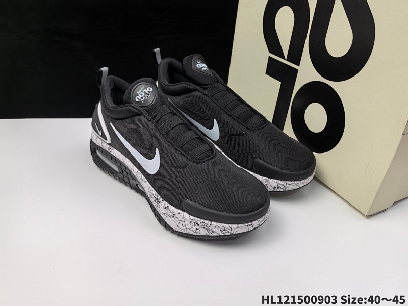 集合  耐克Nike  ADAPT AUTO MAX 男子运动鞋 复古气垫百搭休闲运动慢跑鞋。原楦开发楦型#采用全新电脑针车缜密针痕#