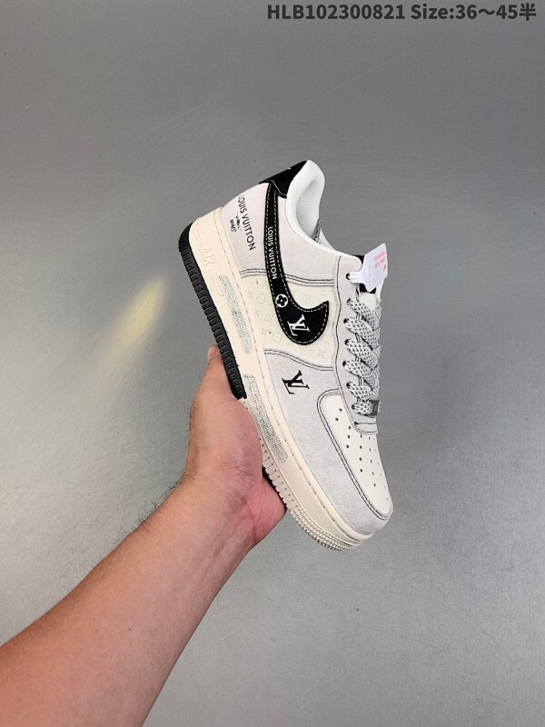 NIKE AIR FORCE 1‘07 LV8 原楦头原纸板 打造纯正低帮空军版型 专注外贸渠道 全掌内置蜂窝气垫