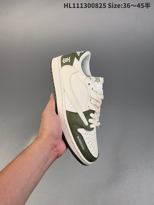 集合 AJ1倒勾Travis Scott x Air Jordan 1 ” Reverse Mocha “ AJ1乔1 TS 闪电 联名倒钩 低帮文化篮球鞋