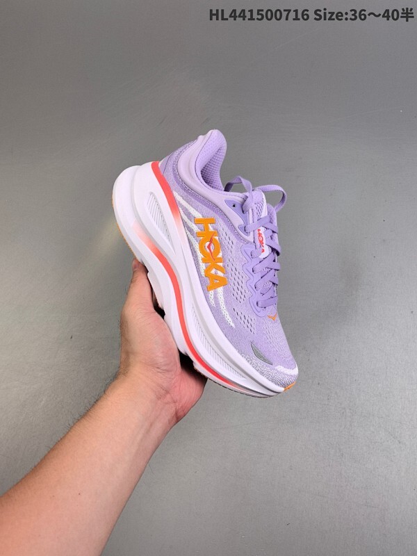 公司级✅HOKA ONE ONE Bondi 9 复古舒适防滑耐磨 低帮 山地户外跑步鞋