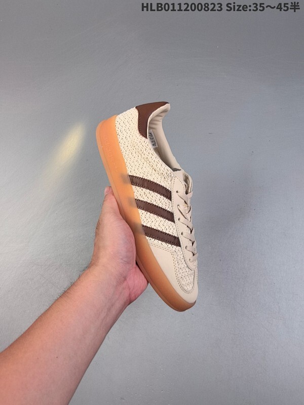 公司级✅Adidas Originals Gazelle INdoor 三叶草休闲防滑耐磨低帮板鞋 鞋头出色设计 塑就出众贴合感