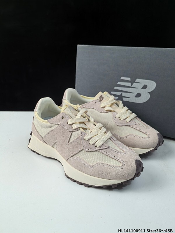 真标✅New Balance 327系列 复古休闲运动慢跑鞋 以更纯粹的复古风格设计打造的全新造型 侧身还以解构设计 将 N 字标志以做旧压花样式呈现