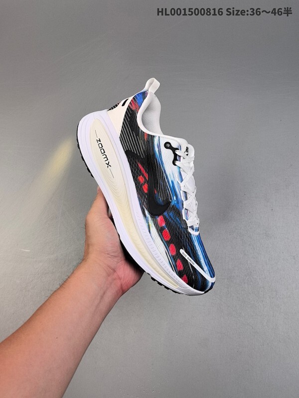 Nike Vomero 18 耐克 佛莫罗18代 低帮 黑蓝白 时尚舒适防滑耐磨低邦休闲跑步鞋