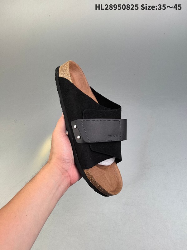 博肯 Birkenstock 拖鞋 广东原产#德国百年知名鞋履品牌·博肯Birkenstock 勃肯#采用质地柔软牛皮绒面材质