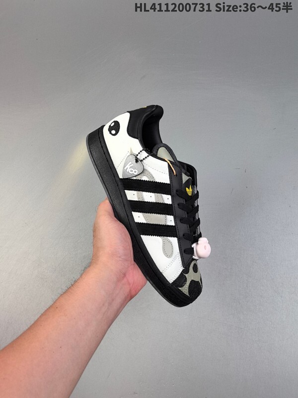 阿迪达斯 ADIDAS SUPERSTAR 2025年新款鞋子 蛇年新款经典贝壳头系列 新款休闲板鞋潮流男女士运动鞋