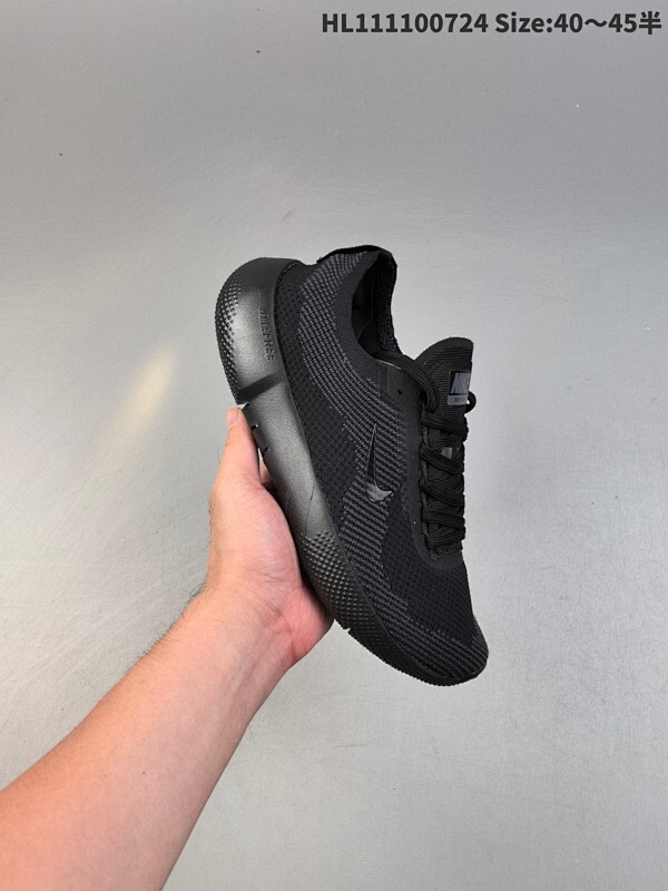 NK Free 2025 赤足透气缓震运动跑鞋 官方同步出货飞织鞋面提供出色的弹性和支撑力鞋底融入凹槽设计