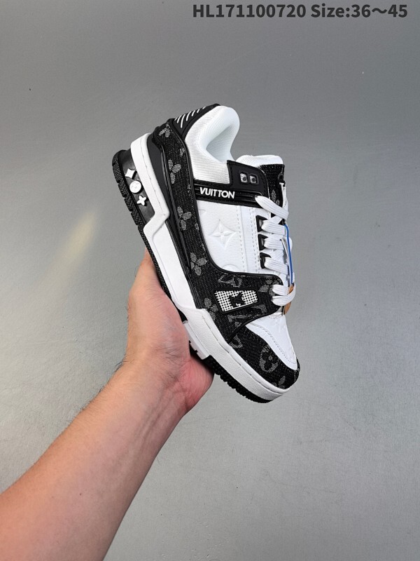 集合  ✅Louis Vuitton Trainer Sneaker Low 全新 LV 路易威登 休闲运动文化百搭板鞋