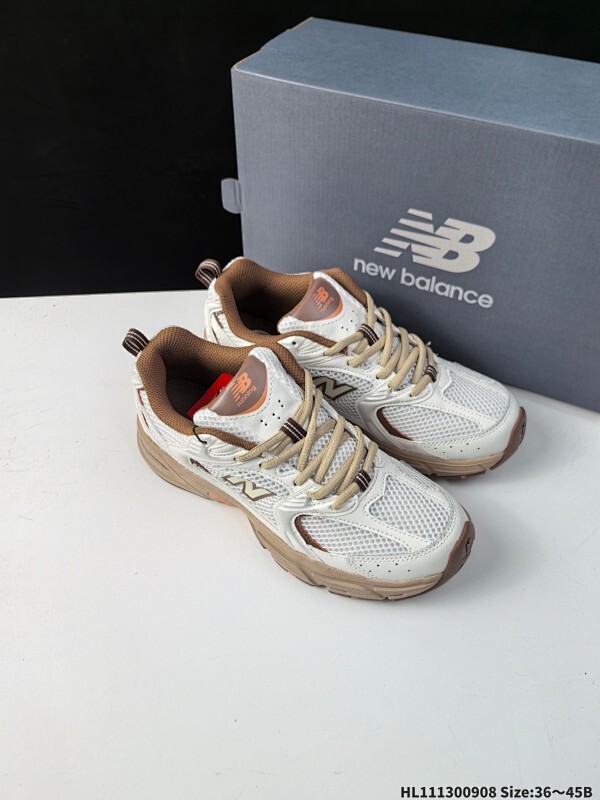 公司级✅New Balance MR530系列复古老爹风网布跑步休闲运动鞋