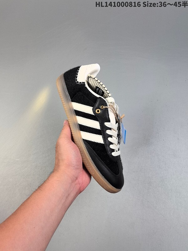 阿迪达斯 德训鞋 经典复古低帮休闲运动慢跑鞋Wales Bonner x adidas 2024 全新秋冬系列联名鞋款 经典运动板鞋