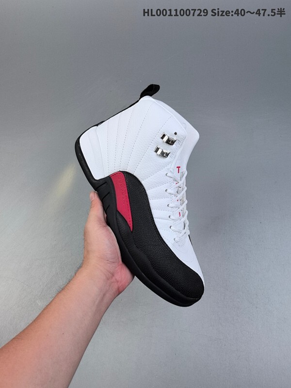 集合 真标带半码 Air Jordan 12 "25 Years in China" 高帮 黑白黄 AJ12 乔丹12代 aj12 乔12 高邦 手稿白色