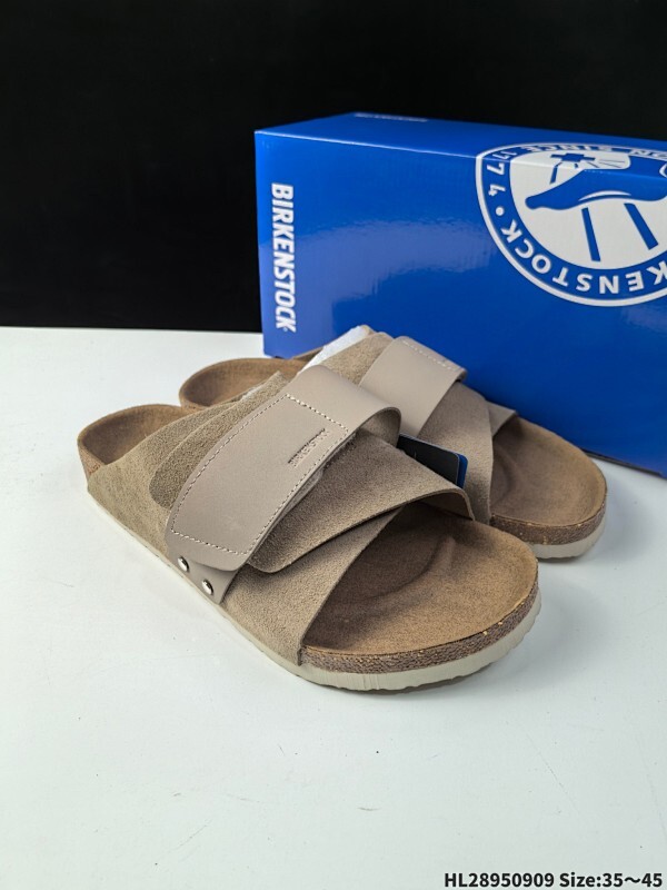 集合 博肯 Birkenstock 拖鞋 广东原产#德国百年知名鞋履品牌·博肯Birkenstock 勃肯#采用质地柔软牛皮绒面材质#中底搭载缓震软木橡胶