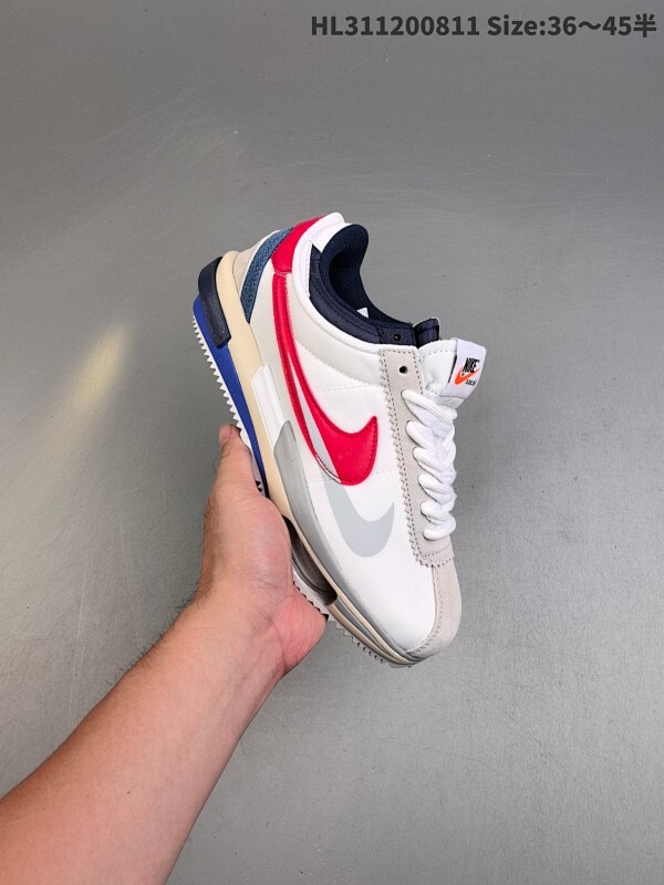 ✅Nike Air Zoom Cortez SP OG Royal Fuchsia 华夫4.0系列解构厚底休闲运动慢跑鞋