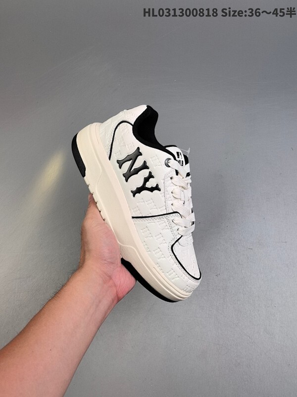 公司级✅Korea韩国SS19限定发售NY美国榄球洋基队限定 x MLB Big Ball Chunky A Running厚底老爹厚底休闲运动慢跑鞋