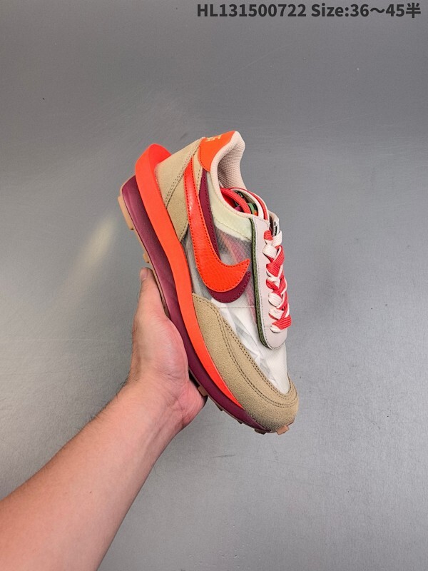 ✅NIKE LDWAFFLE / SF华夫1代 解构高端跑鞋 联名设计 双钩双鞋舌设计 遵循原版