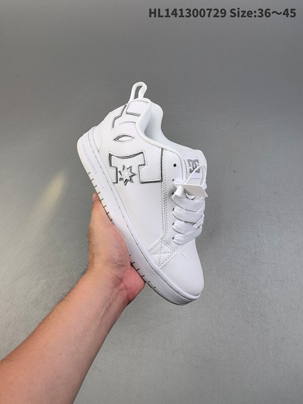 集合 公司级✅DC Shoes Court Graffik 防滑耐磨潮流面包鞋 低帮 板鞋 鞋面LOGO标志 小众个性 耐磨粘性橡胶外底 稳定防滑