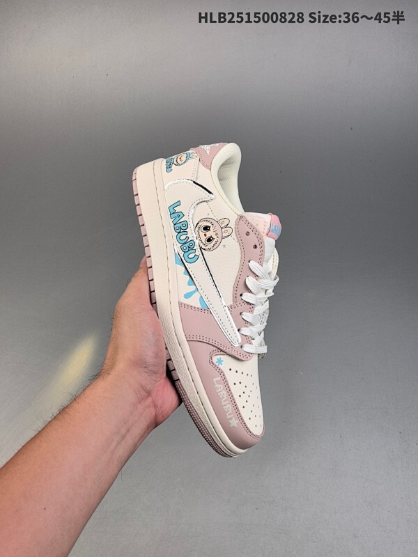 集合  AJ1倒勾Travis Scott x Air Jordan 1 ” Reverse Mocha “ AJ1乔1 TS 闪电 联名倒钩 低帮文化篮球鞋