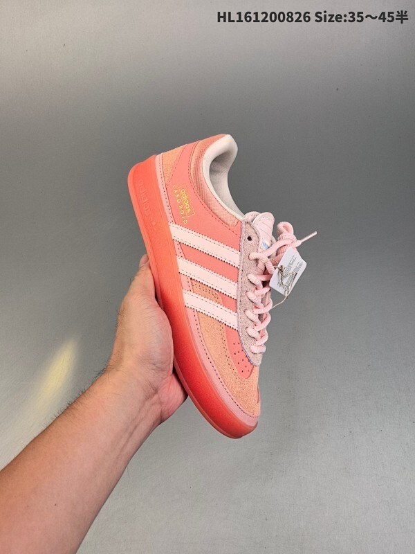 集合 公司级✅adidas Originals Bad Bunny Gazelle INdoor 三叶草休闲防滑耐磨低帮板鞋 鞋头出色设计 塑就出众贴合感 稳固的后跟贴合足部曲线设计