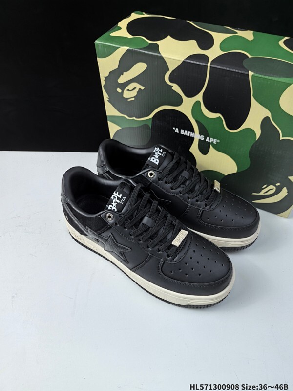集合  公司级✅日本里原宿潮流品牌A Bathing Ape安逸猿BAPE Sk8 Sta Low SK8系列低帮休闲运动