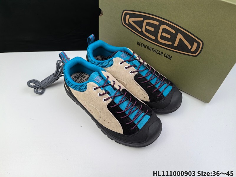 集合  真标✅KEEN科恩 JASPER ROCKS SP 织物皮革 户外露营旅行登山山系 耐磨 低帮 徒步鞋