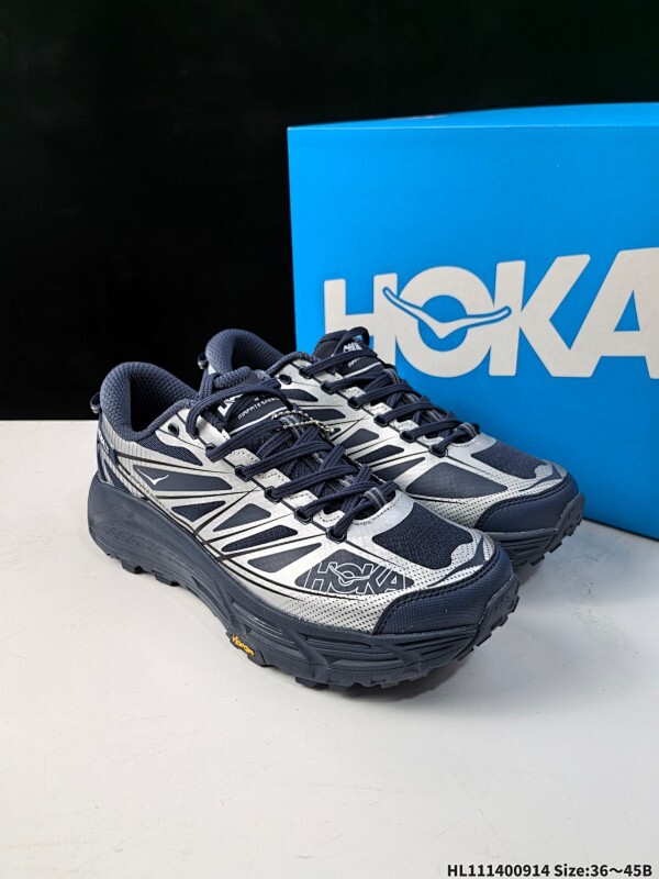 公司级✅HOKA MAFATE SPEED THREE 2玛法特 超轻厚底轻量山地跑步鞋 滚动平衡科技和适度的脚后跟倾斜角度 可平稳步伐体验和柔软的脚感