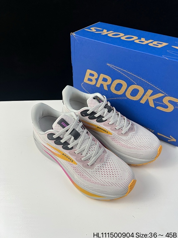 公司级✅Brooks布鲁克斯 Ghost 17 网面时尚 网布耐磨透气 低帮 休闲跑步鞋