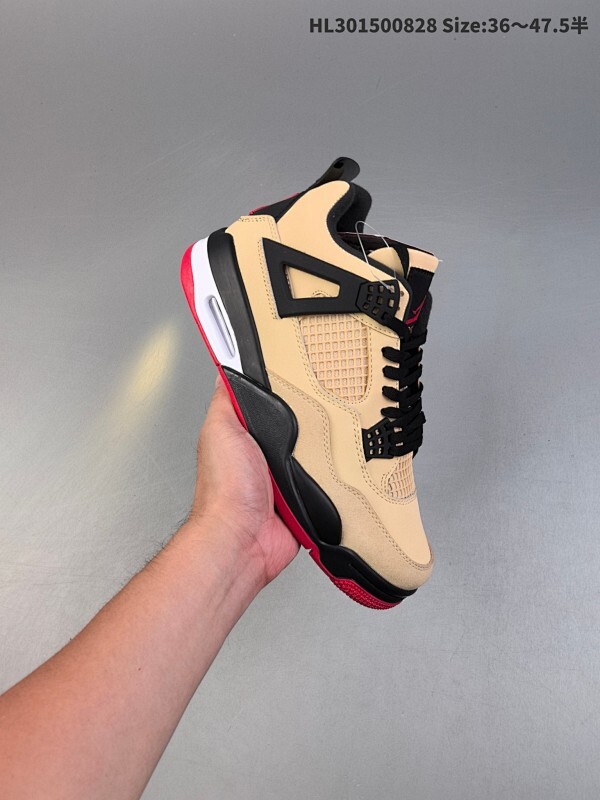 Air Jordan 4 Retro "Pizza" 披萨棕黑 AJ4 乔丹4代 aj4 乔4 卡其黑 乔丹篮球鞋系列 设计灵感直接来自1989年的老派披萨店