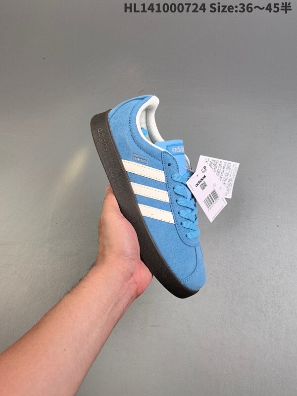 Adidas「T头鞋」阿迪达斯 VL COURT 2.0 SHOES 运动休闲板鞋小白鞋，这款T形鞋头运动鞋,力求无论球场或街头,皆显耀眼出众