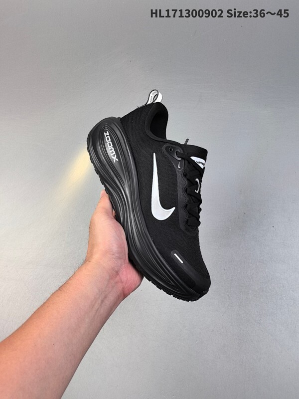 公司级✅Nike VOMERO PLUS 耐克 舒适减震防滑 低帮跑步鞋 全掌ReactX泡绵中底 前掌和后跟还配备了Air Zoom气垫单元