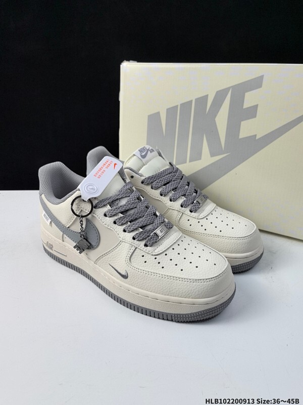 公司级！耐克Nike Air Force 1 Low 空军一号低帮百搭休闲运动板鞋 柔软、弹性十足的缓震性能和出色的中底设计