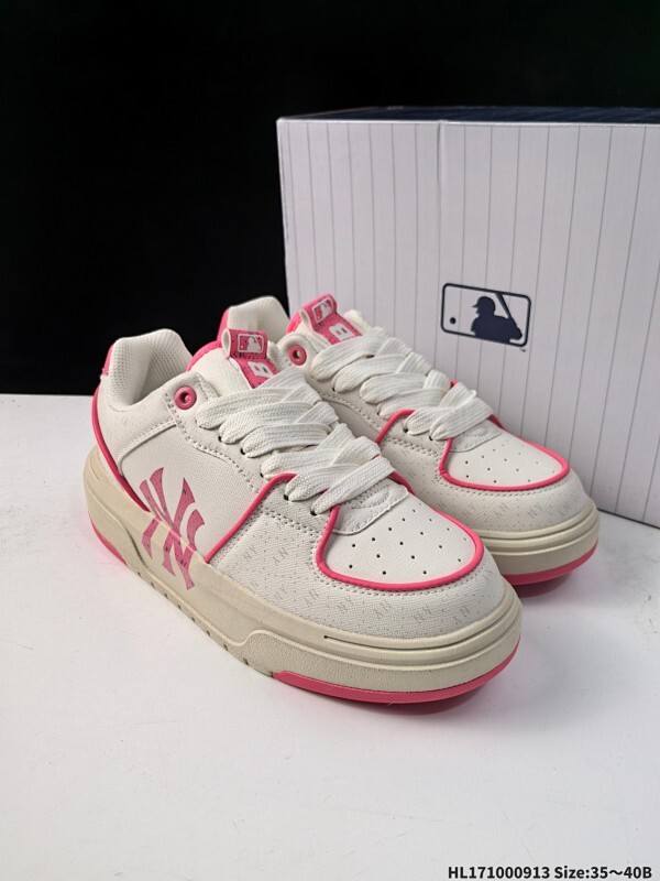 真标✅MLB CHUNKY LINER DENIM 潮流百搭 厚底增高休闲鞋 防滑耐磨 低帮 老爹鞋 货号:3ASXP025N