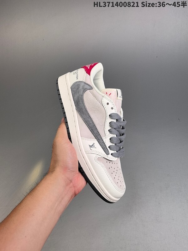 集合一 Nike Air Jordan 1 x Travis Scott AJ1倒勾 乔一倒钩 ‘DIY’定制 耐克 低帮文化篮球鞋  完美品质出货