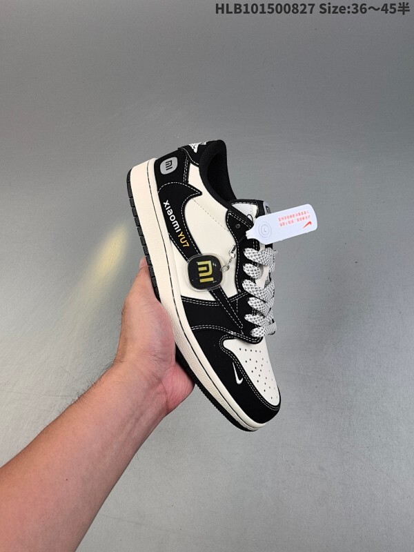 公司级✅Nike Air Jordan 1 x Travis Scott AJ1倒勾 乔一倒钩 ‘DIY’定制 耐克 低帮文化篮球鞋