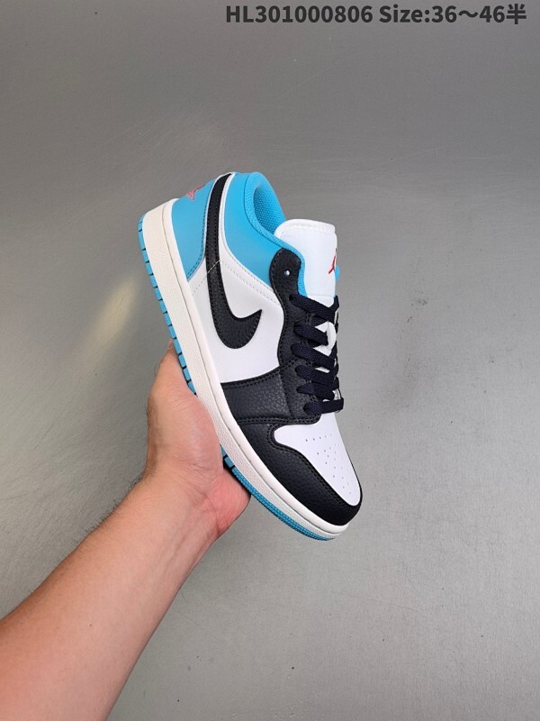 真标✅Nike Air Jordan 1 Low AJ1乔1低帮休闲板鞋 同步官方配色  头层皮打造 正确满胶鞋垫 四线拉帮