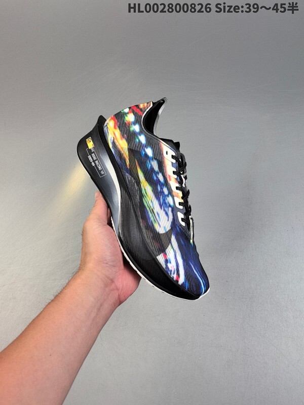 纯原版本 Nike ZoomX Vaporfly Next% 4 "Light Trails" 耐克 阿尔法4代 黑白彩色 男女同款 舒适百搭防