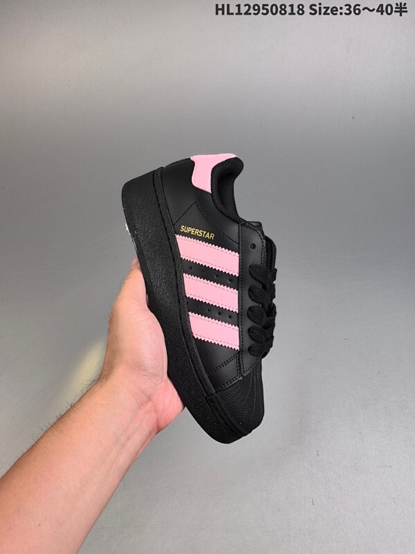 集合一 阿迪达斯/三叶草Adidas Originals Superstar XLG 贝壳头系列 HELLO KETRY 刺绣猫