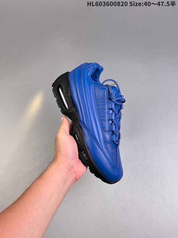 纯原✅NIKE AIR MAX 95 LUX 耐克 气垫复古慢跑百搭鞋休闲运动鞋 这双鞋采用前脚掌开窗式气垫