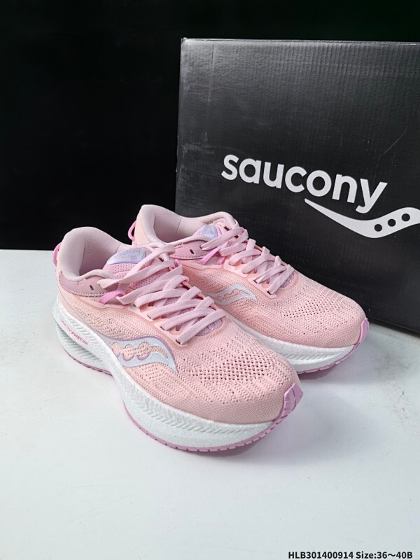 Saucony Triumph 21 索康尼旗舰级缓震型跑鞋  全新FLAT-KNIT鞋面 更能柔软包裹锁定脚面