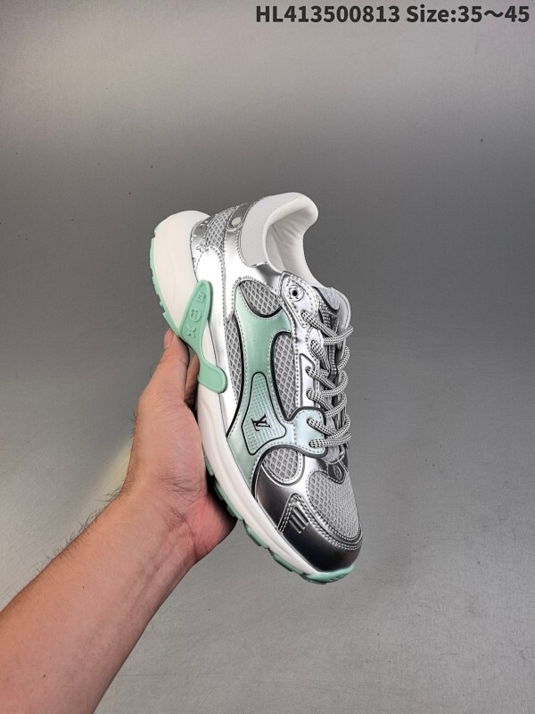 集合   LOUIS VUITTON Olympia 皮革 圆头系带 低帮 生活休闲鞋 女款 白色