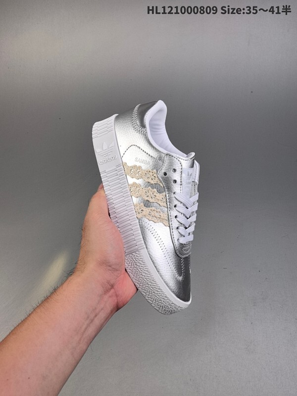 集合一 Adidas三叶草SAMBA VALENTNE 厚底休闲板鞋 实拍首发