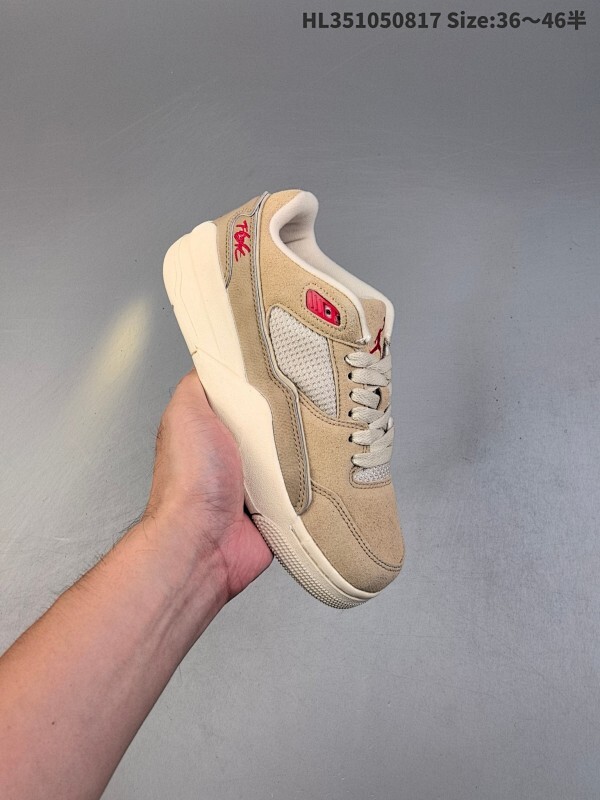 真标✅Who Decides War x Nike Jordan FLIGHT COURT ATE 搭防滑耐磨 低帮 耐克复古篮球鞋