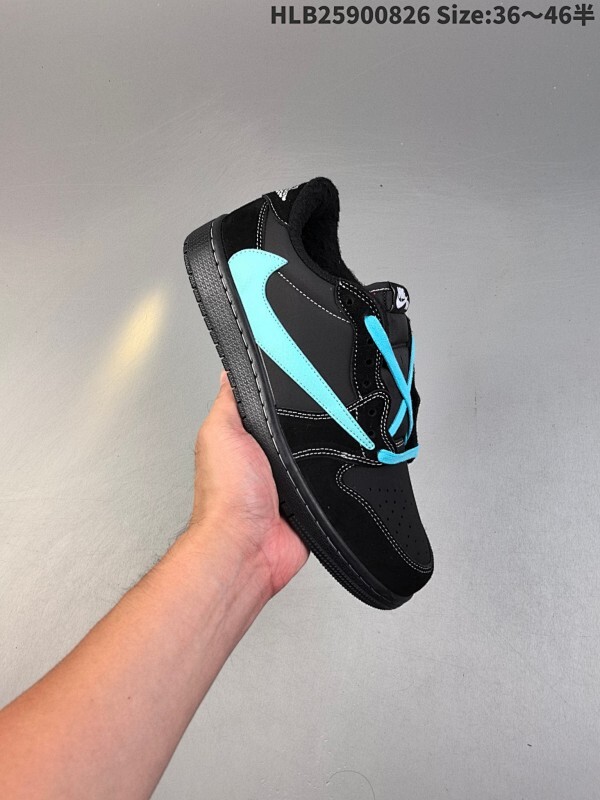 真标✅Nike Air Jordan 1 x Travis Scott AJ1倒勾 乔一倒钩 耐克 低帮文化篮球鞋